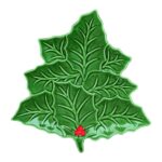 2172 Holg Porselen Tabak 22x22cm Yeşil – YEŞİL