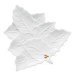 2172 Holw Porselen Tabak 22x22cm Beyaz – BEYAZ