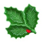 2175 Holg Porselen Meze Tabağı 22x22cm Yeşil – YEŞİL