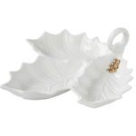 2175 Holw Porselen Meze Tabağı 22x22cm Beyaz – BEYAZ