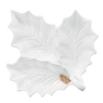 2175 Holw Porselen Meze Tabağı 22x22cm Beyaz – BEYAZ - Görsel 2