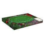 2177 Holg Porselen Servis Tabağı 36x24,5cm Yeşil – YEŞİL - Görsel 2