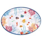 2445 Bora Melamine Oval Servis Tabağı 50x33,5cm – STANDART