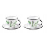 2205 Heru 2'li Porselen Kahve Fincan Seti 120ml – STANDART