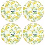 0924 Mımo 4'lü Porselen Pasta Tabağı 19cm – STANDART