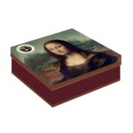0169 Leo1 2'li Porselen Kahve Fincan Seti 75ml The Mona Lisa – STANDART - Görsel 2