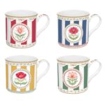 0179 Flry 4lü Fine China Porselen Kupa Seti 300ml – STANDART