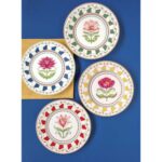 0924 Flry 4lü Porselen Pasta Tabağı Seti 19cm – STANDART - Görsel 2