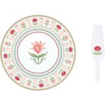 1112 Flry Porselen Sunumluk Dilimleyicili 32cm – STANDART