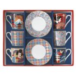 0126 Toky 6lı Porselen Kahve Fincan Seti 100ml – STANDART