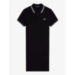 Fred Perry D3600 The Twın Tıpped Kadın Elbise – SİYAH - Görsel 4