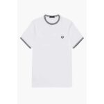 Fred Perry M1588 Twın Tıpped Erkek Tshırt – BEYAZ - Görsel 2