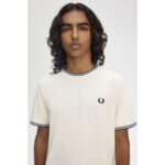 Fred Perry M1588 Twın Tıpped Erkek Tshırt – EKRU - Görsel 2