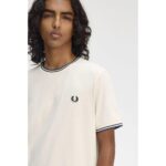 Fred Perry M1588 Twın Tıpped Erkek Tshırt – EKRU - Görsel 3