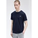 Fred Perry M1588 Twın Tıpped Erkek Tshırt – KOYU MAVİ