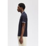 Fred Perry M2 Sıngle Tıpped Erkek Tshırt – KOYU MAVİ - Görsel 2