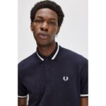 Fred Perry M2 Sıngle Tıpped Erkek Tshırt – KOYU MAVİ - Görsel 4