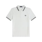 Fred Perry M3600 Twın Tıpped Erkek Tshırt – BEYAZ - Görsel 3