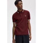 Fred Perry M3600 Twın Tıpped Erkek Tshırt – BORDO - Görsel 2