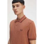 Fred Perry M3600 Twın Tıpped Erkek Tshırt – KAHVERENGİ - Görsel 2