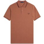 Fred Perry M3600 Twın Tıpped Erkek Tshırt – KAHVERENGİ - Görsel 4