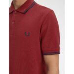 Fred Perry M3600 Twın Tıpped Erkek Tshırt – KIRMIZI - Görsel 4