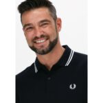 Fred Perry M3600 Twın Tıpped Erkek Tshırt – KOYU MAVİ - Görsel 2