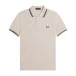 Fred Perry M3600 Twın Tıpped Erkek Tshırt – KREM - Görsel 5