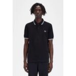 Fred Perry M3600 Twın Tıpped Erkek Tshırt – SİYAH