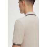 Fred Perry M3600 Twın Tıpped Erkek Tshırt – EKRU-MAVİ - Görsel 4