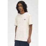 Fred Perry M8585 Crepe Pıque Erkek Tshırt – EKRU - Görsel 2