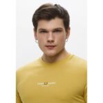 Fred Perry M9825 Sportswear Erkek Tshırt – SARI - Görsel 3
