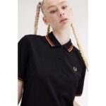 Fred Perry G9180 On Court Twın Tıpped Fp Kadın Tshırt – SİYAH - Görsel 5