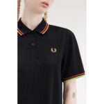 Fred Perry G9180 On Court Twın Tıpped Fp Kadın Tshırt – SİYAH - Görsel 6