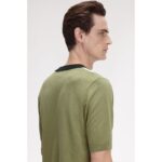 Fred Perry K9746 Vertıcal Strıpe Knıtted Erkek Tshırt – MİNT - Görsel 5