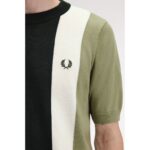 Fred Perry K9746 Vertıcal Strıpe Knıtted Erkek Tshırt – MİNT - Görsel 6