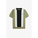 Fred Perry K9746 Vertıcal Strıpe Knıtted Erkek Tshırt – MİNT - Görsel 7