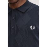 Fred Perry K9748 Cable Knıtted Erkek Tshırt – LACİVERT - Görsel 4