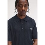 Fred Perry K9748 Cable Knıtted Erkek Tshırt – LACİVERT - Görsel 5