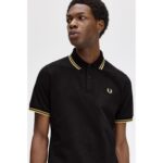 Fred Perry M12 The Twın Tıpped Erkek Tshırt – SİYAH - Görsel 3