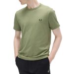 Fred Perry M3519 Rınger Erkek Tshırt – YEŞİL - Görsel 4