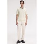 Fred Perry M7 Tıpped Cuff Pıque Erkek Tshırt – AÇIK EKRU - Görsel 7