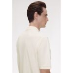 Fred Perry M7807 Towellıng Panel Polo Erkek Tshırt – AÇIK EKRU - Görsel 6