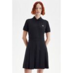 Fred Perry D9166 Pleated Tennıs Kadın Elbise – KREM - Görsel 4