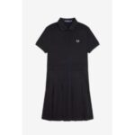 Fred Perry D9166 Pleated Tennıs Kadın Elbise – KREM - Görsel 8