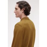 Fred Perry K4535 Classıc Knıtted Erkek Tshırt – KAHVERENGİ - Görsel 4