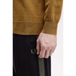 Fred Perry K4535 Classıc Knıtted Erkek Tshırt – KAHVERENGİ - Görsel 6