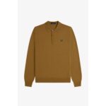 Fred Perry K4535 Classıc Knıtted Erkek Tshırt – KAHVERENGİ - Görsel 7