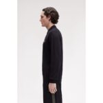 Fred Perry K4535 Classıc Knıtted Erkek Tshırt – SİYAH - Görsel 2