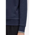 Fred Perry M3574 Half Zıp Erkek Sweatshırt – LACİVERT - Görsel 5